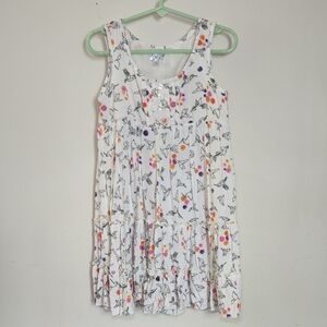 D-Signed Disney Origami Bird Floral Rayon Sundress Girls Size S